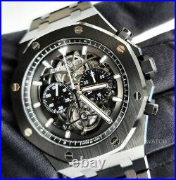 Audemars Piguet Royal Oak Tourbillon Openworked Chronograph Wristwatch 26343CE