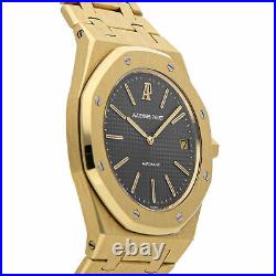 Audemars Piguet Royal Oak Ultra Thin Auto Gold Mens Watch Date 5402BA