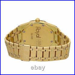 Audemars Piguet Royal Oak Ultra Thin Auto Gold Mens Watch Date 5402BA