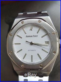 Audemars Piguet Royal Oak Vintage 36mm Automatic Watch Rare White Dial