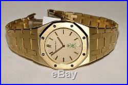 Audemars Piguet Royal Oak Watch 18K Yellow Gold 31MM N1164