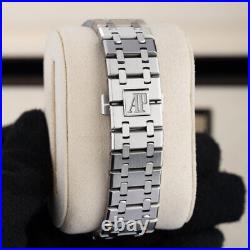 Audemars Piguet Royal Oak Watch 39MM Gray No Markers Dial Stainless Steel