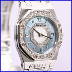 Audemars Piguet Royal Oak Watch 67371BC/Z/1120BC/01 Blue Shell Ladies