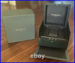 Audemars Piguet Watch Box High Gloss Green Veneer/wood Box Royal Oak New Model