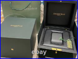 Audemars Piguet case Royal Oak Chronograph Glossy Wood watch box wt Accessories