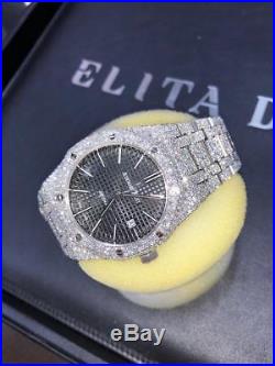 Audemars Royal Oak 15400 Custom Diamond Watch