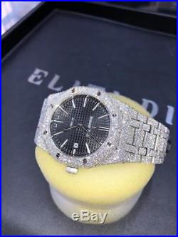 Audemars Royal Oak 15400 Custom Diamond Watch