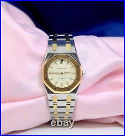 Ladies Audemars Piguet Royal Oak 18K Yellow Gold & Stainless Steel Quartz watch
