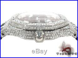 Ladies Diamond Audemars Piguet Royal Oak Watch Round Cut G Color 7.75ct