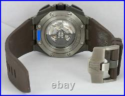 MINT Audemars Piguet AP Royal Oak 44mm Grey Ceramic Titanium 26400 Auto Watch