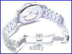 Men Audemars Piguet Royal Oak 15400 41MM Steel Arabic Dial 20.50ct Diamond Watch