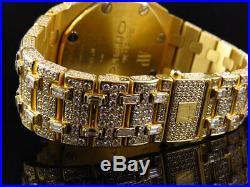 Mens 42 MM Audemars Piguet Royal Oak Offshore 18k Yellow Gold with 38 Ct Diamond