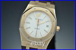 Mens Audemars Piguet Royal Oak 18K Rose Gold 39MM Automatic Watch 15300OR