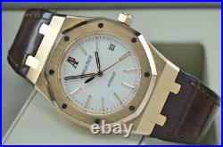 Mens Audemars Piguet Royal Oak 18K Rose Gold 39MM Automatic Watch 15300OR