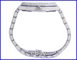 Mens Audemars Piguet Royal Oak 41MM Stainless Steel VS Diamond Watch 31.5 Ct