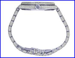 Mens Audemars Piguet Royal Oak 41MM Steel VS Arabic Dial Diamond Watch 33 Ct