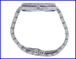 Mens Audemars Piguet Royal Oak 41MM Steel VS Pave Dial Diamond Watch 33 Ct