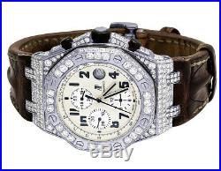 Mens Audemars Piguet Royal Oak Offshore Safari 42MM Diamond Watch 8.5 Ct
