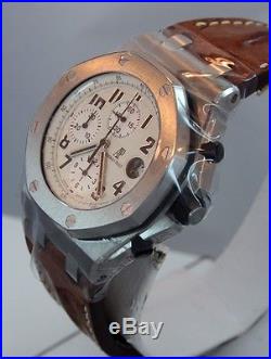 NEW Audemars Piguet Royal Oak Offshore Safari on strap $26,000.00 gent's watch