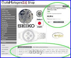 New! Gorgeous Seiko Mod Chronograph Homage Daytona White Quartz Watch