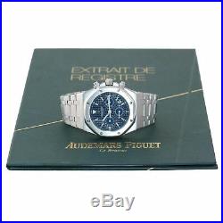 PAPERS Audemars Piguet Royal Oak Chrono 39mm Blue 25860ST. OO. 1110ST. 01 Watch