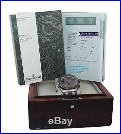 PAPERS Audemars Piguet Royal Oak Offshore Grey 26170TI Titanium Watch Box