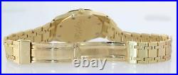 RARE Audemars Piguet Royal Oak 35mm Champagne 18K Yellow Gold 4100 Watch