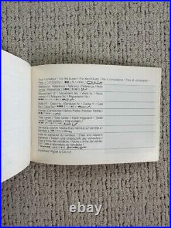 Rare OPEN Authentic Vintage Audemars Piguet AP Royal Oak Certificate Manual