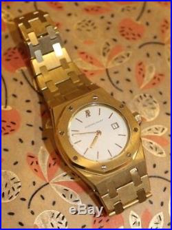 Rare Solid Gold Audermars Piguet Royal Oak Mens Unisex 33mm 1995 Watch