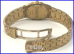 Rare Vintage Audemars Piguet Royal Oak N. 4696 18K Gold Quartz 25mm Wrist Watch
