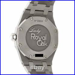 Signed Ladies Audemars Piguet Watch 33mm Royal Oak #67621 Ap Wrist Watch