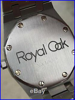 Vintage Mens Audemars Piguet Royal Oak 4100ST 36mm Silver Dial Watch