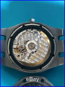 Vintage Mens Audemars Piguet Royal Oak 4100ST 36mm Silver Dial Watch